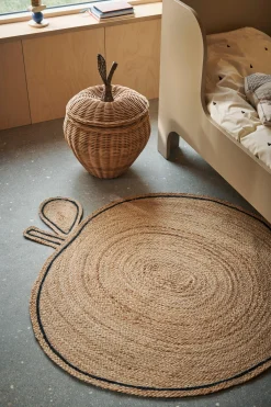 Cesto in rattan fatto a mano Apple