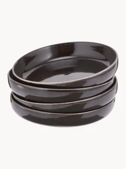 Ciotola fatta a mano Nordic Coal, Ø 22 cm, 4 pz