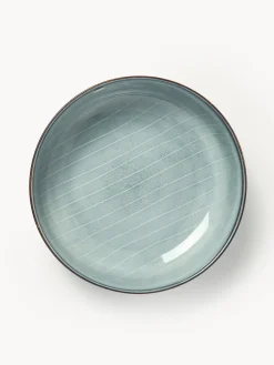 Ciotola in gres fatta a mano Nordic Sea, Ø 17 cm, 4 pz