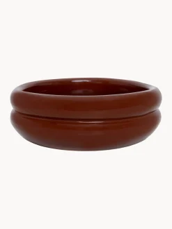 Ciotola per animali in ceramica dipinta a mano Double Row, varie misure