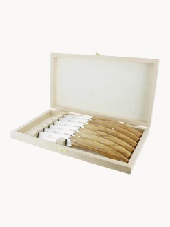 Coltelli fatti a mano con finitura satinata Le Thiers Elegance 6 pz