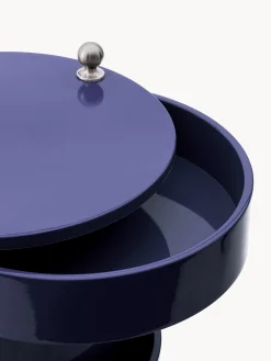 Contenitore a rotelle tondo Barboy, design Verner Panton