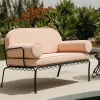 Copertura per divano a righe Al Fresco, set da 4