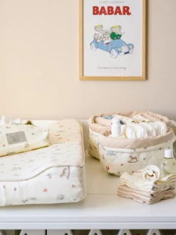 Copertura per salviette umidificate per bambini in cotone organico Vintage Toys
