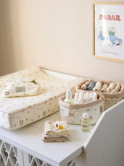 Copertura per salviette umidificate per bambini in cotone organico Vintage Toys