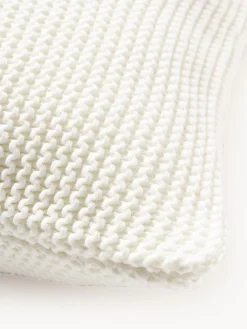 Copricuscino lavorato a maglia in cotone organico Adalyn