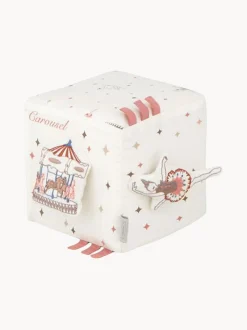 Cubetto attività per bambini in cotone organico Carousel