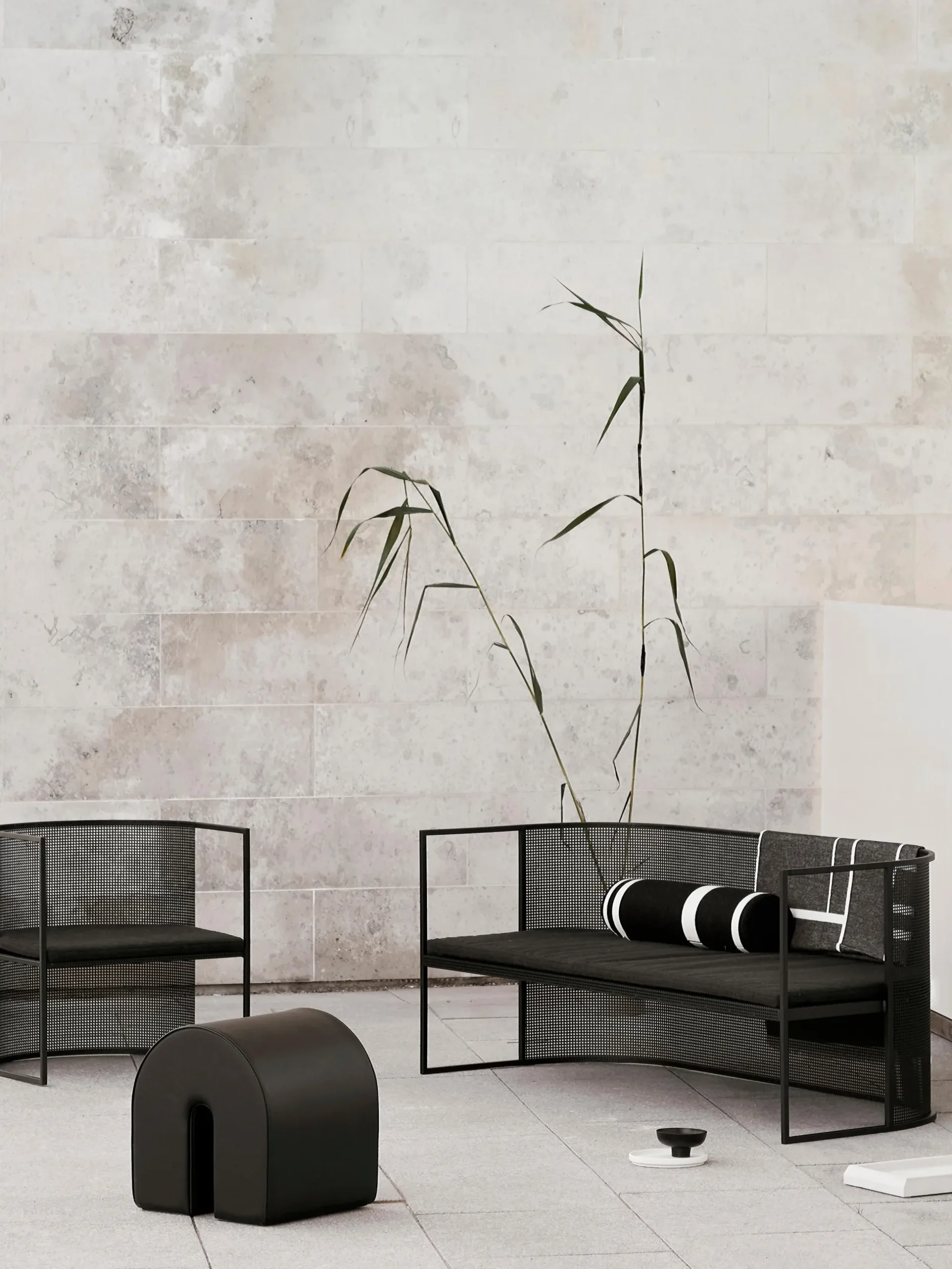 Cuscino per seduta da esterno per poltrona lounge Bauhaus