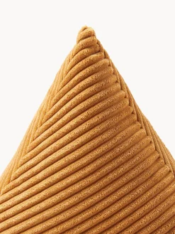 Cuscino triangolare in velluto a coste Kylen