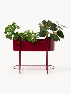 Fioriera in metallo Taru, alt. 65 cm