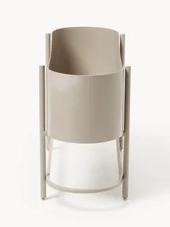 Fioriera in metallo Taru, alt. 45 cm