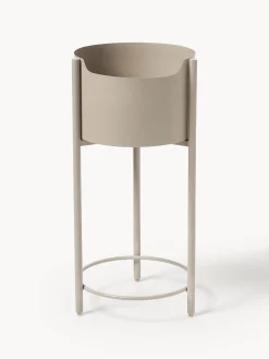 Fioriera in metallo Taru, alt. 65 cm