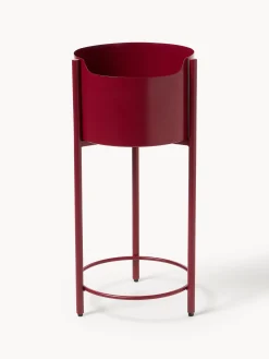 Fioriera in metallo Taru, alt. 65 cm