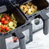 Friggitrice ad aria con due scomparti Bistro