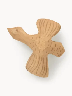 Gancio da parete fatto a mano in legno di pioppo Billie Bird