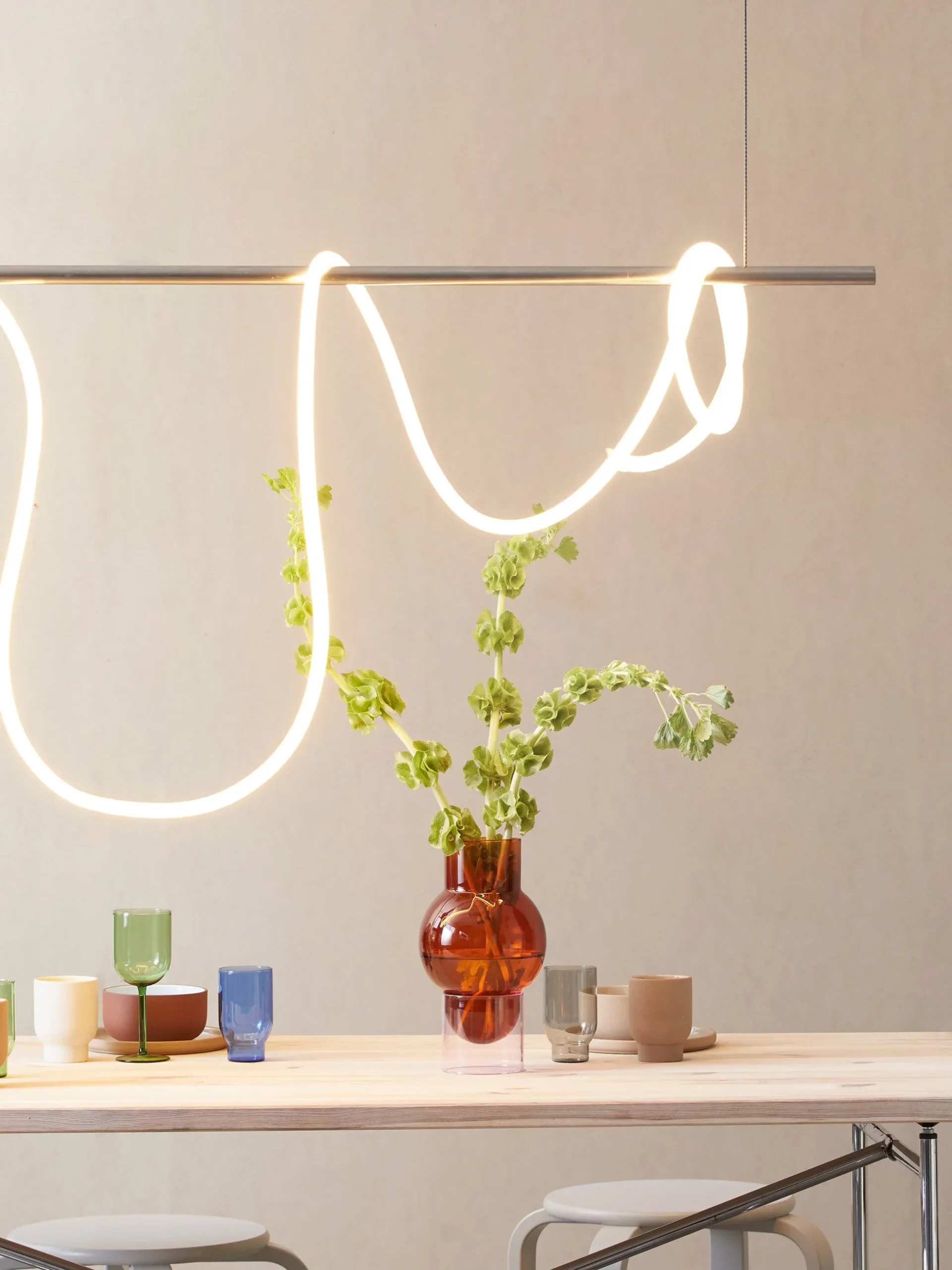Ghirlanda a LED con luce regolabile Flex Tube