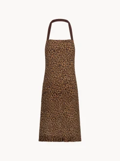 Grembiule in cotone Leopard