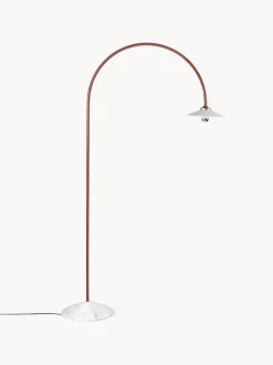 Lampada ad arco fatta a mano con base in marmo Moou