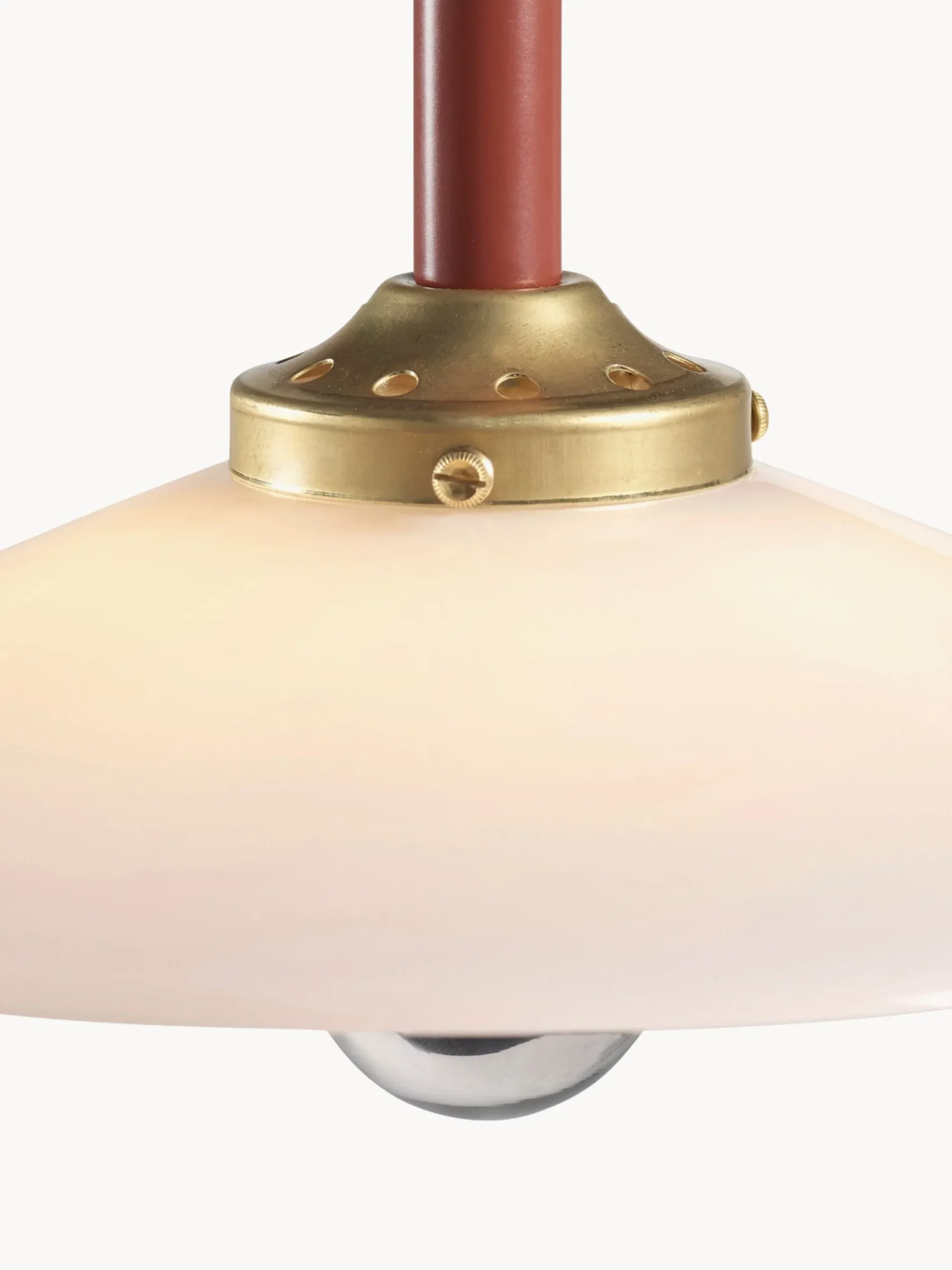 Lampada ad arco fatta a mano con base in marmo Moou