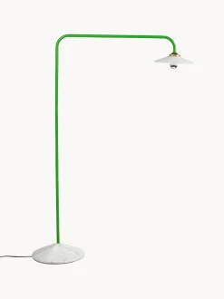 Lampada ad arco fatta a mano con base in marmo Moou