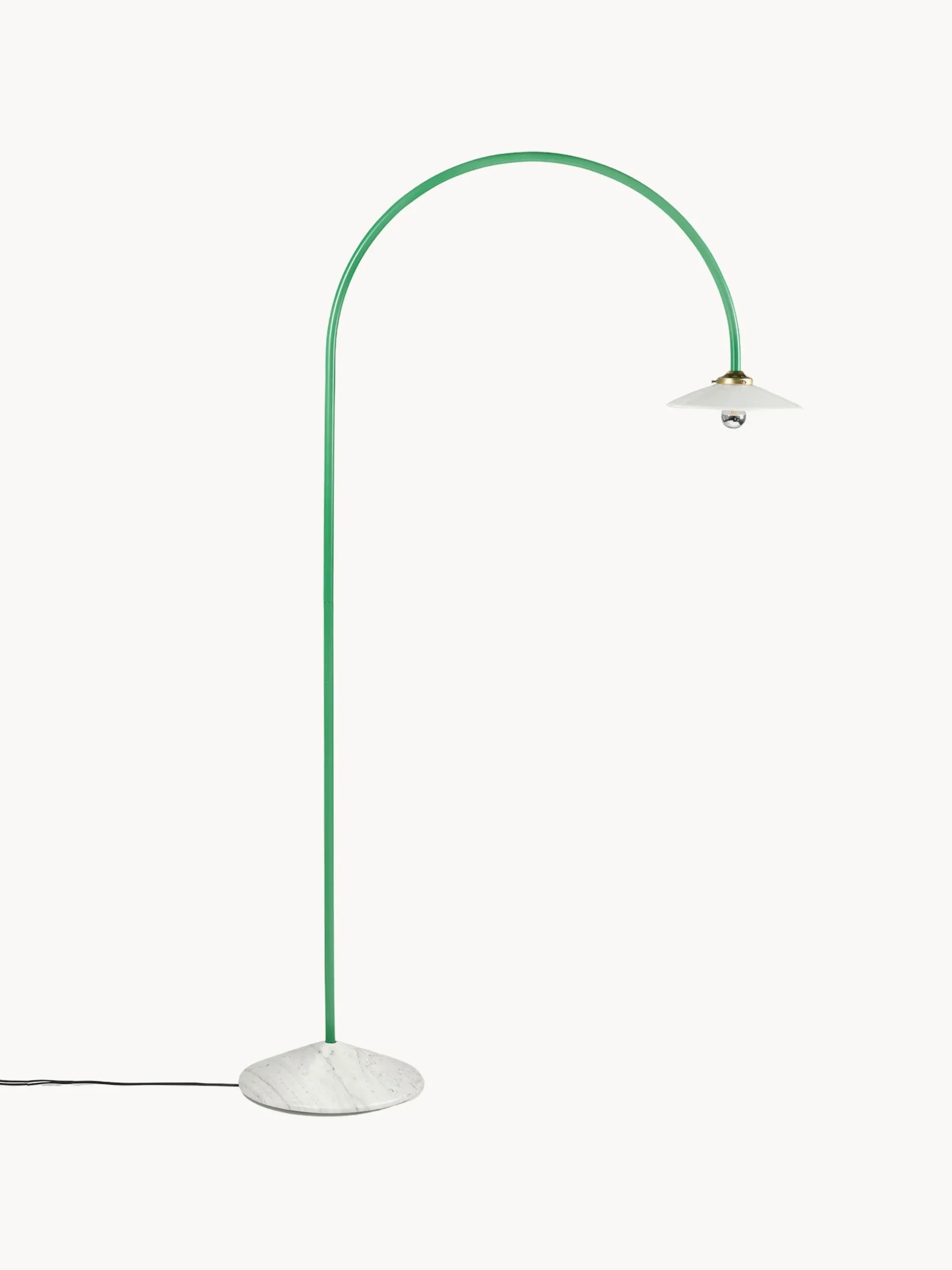 Lampada ad arco fatta a mano con base in marmo Moou