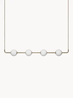 Lampada a sospensione a LED in vetro soffiato Audrey Linear