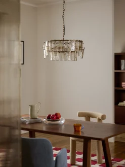 Lampada a sospensione grande in vetro Cersei