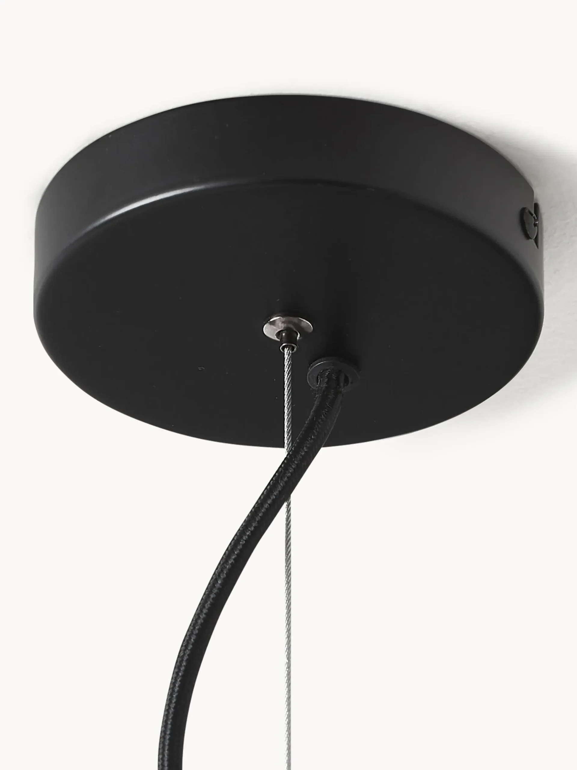 Lampada a sospensione grande con sfere in vetro opale Grover