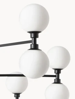 Lampada a sospensione grande con sfere in vetro opale Grover