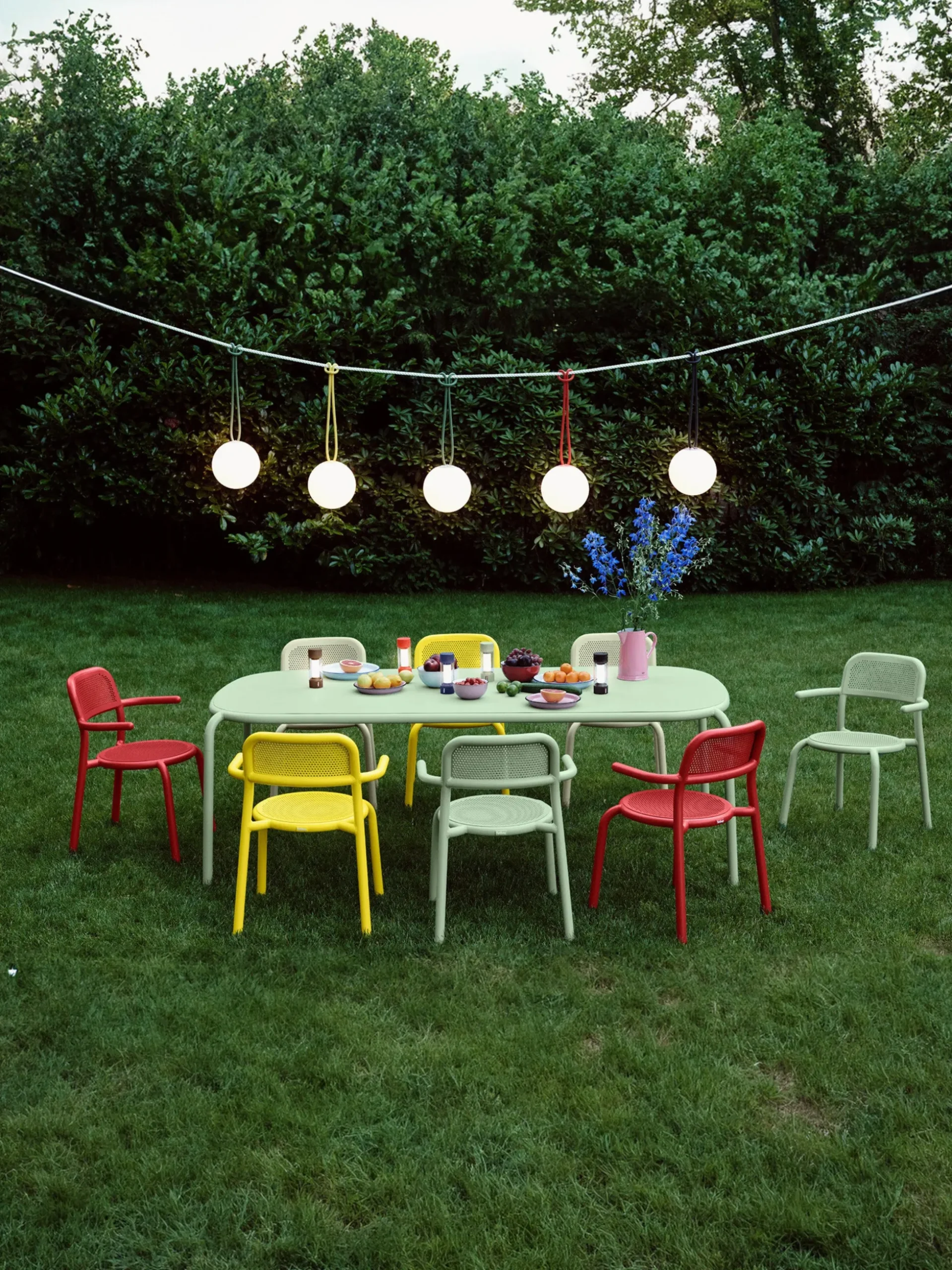 Lampada a sospensione portatile a LED da esterno Bolleke, con luce regolabile