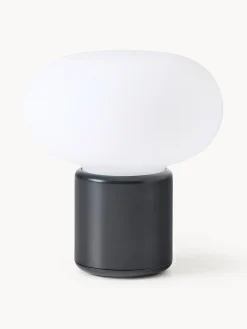 Lampada da tavolo piccola portatile Karl-Johan, luce regolabile