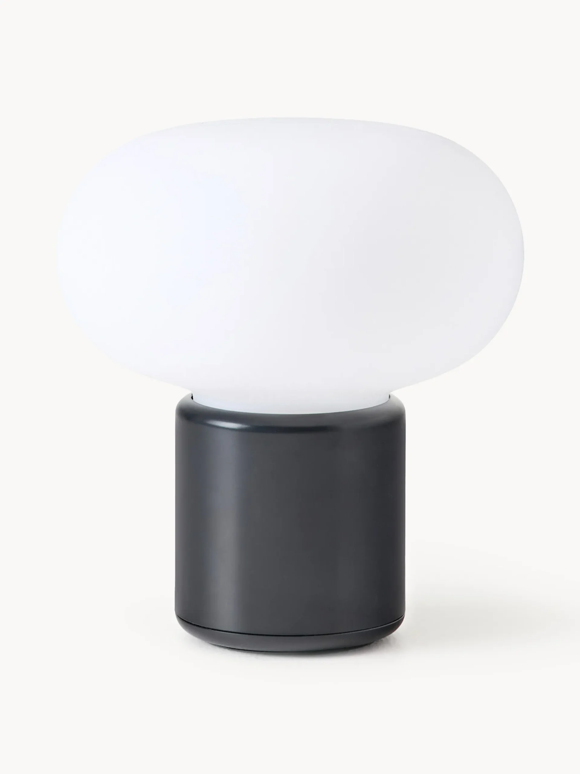 Lampada da tavolo piccola portatile Karl-Johan, luce regolabile