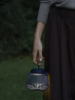 Lampada da tavolo portatile a LED per esterni Lito, alt. 12 cm
