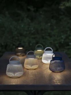 Lampada da tavolo portatile a LED per esterni Lito, alt. 12 cm