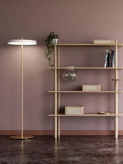 Lampada da terra a LED con luce regolabile Asteria