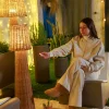 Lampada da terra da esterno a LED con luce regolabile Lola
