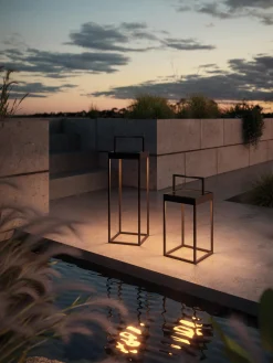 Lampada da terra da esterno portatile a LED con luce regolabile Cannes