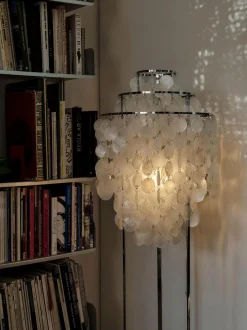 Lampada da terra piccola Fun 1STM, design Verner Panton