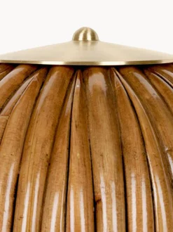 Lampada da terra piccola in rattan Bohemian