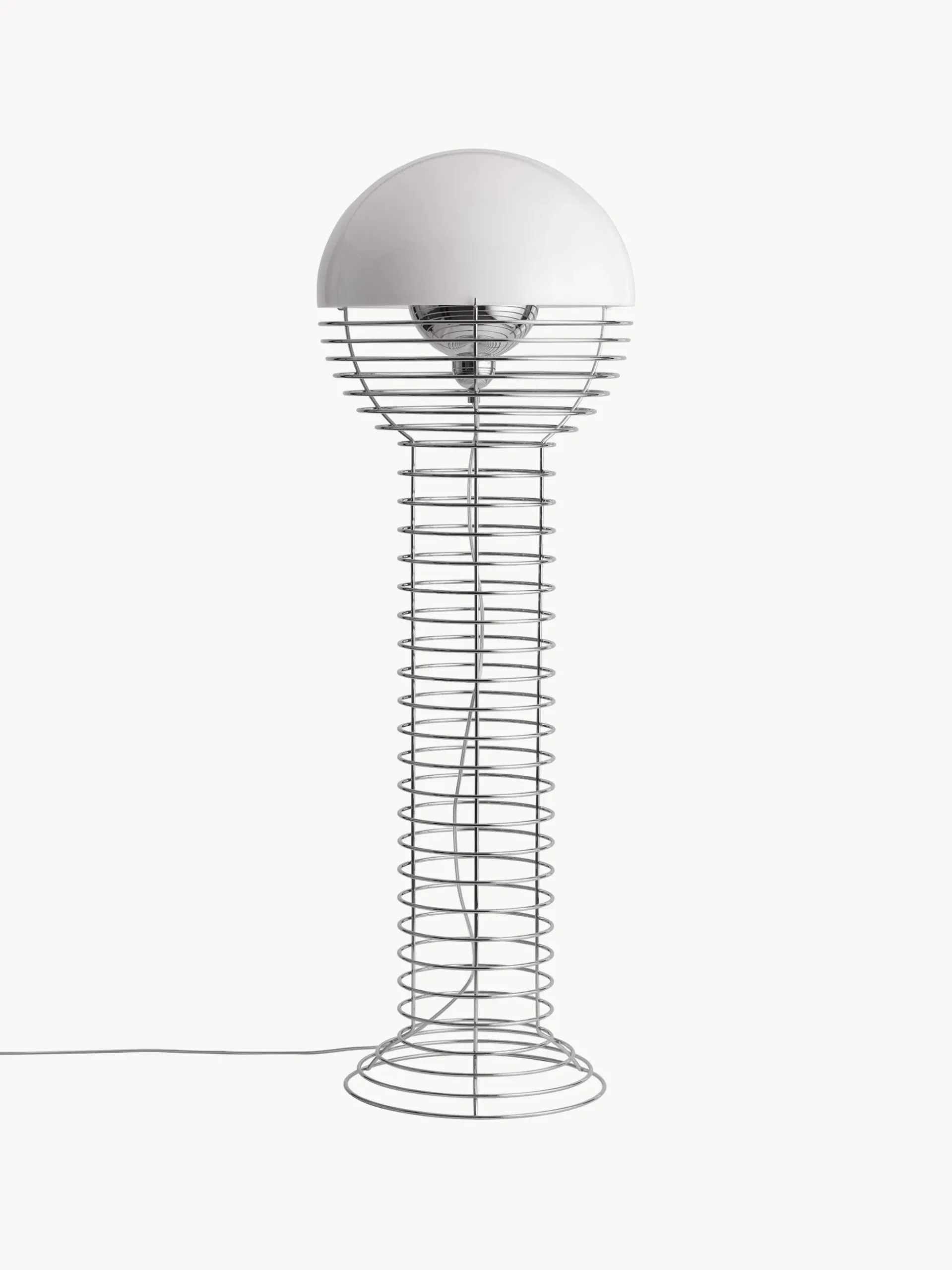 Lampada da terra piccola Wire, Design Verner Panton