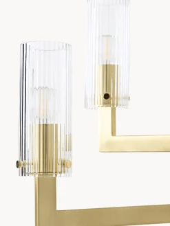 Lampadario in vetro millerighe Emmi