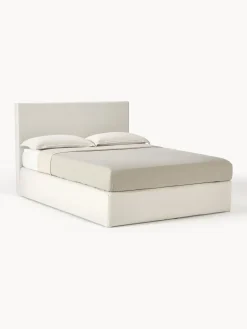Letto boxspring bianco a molle Eliza