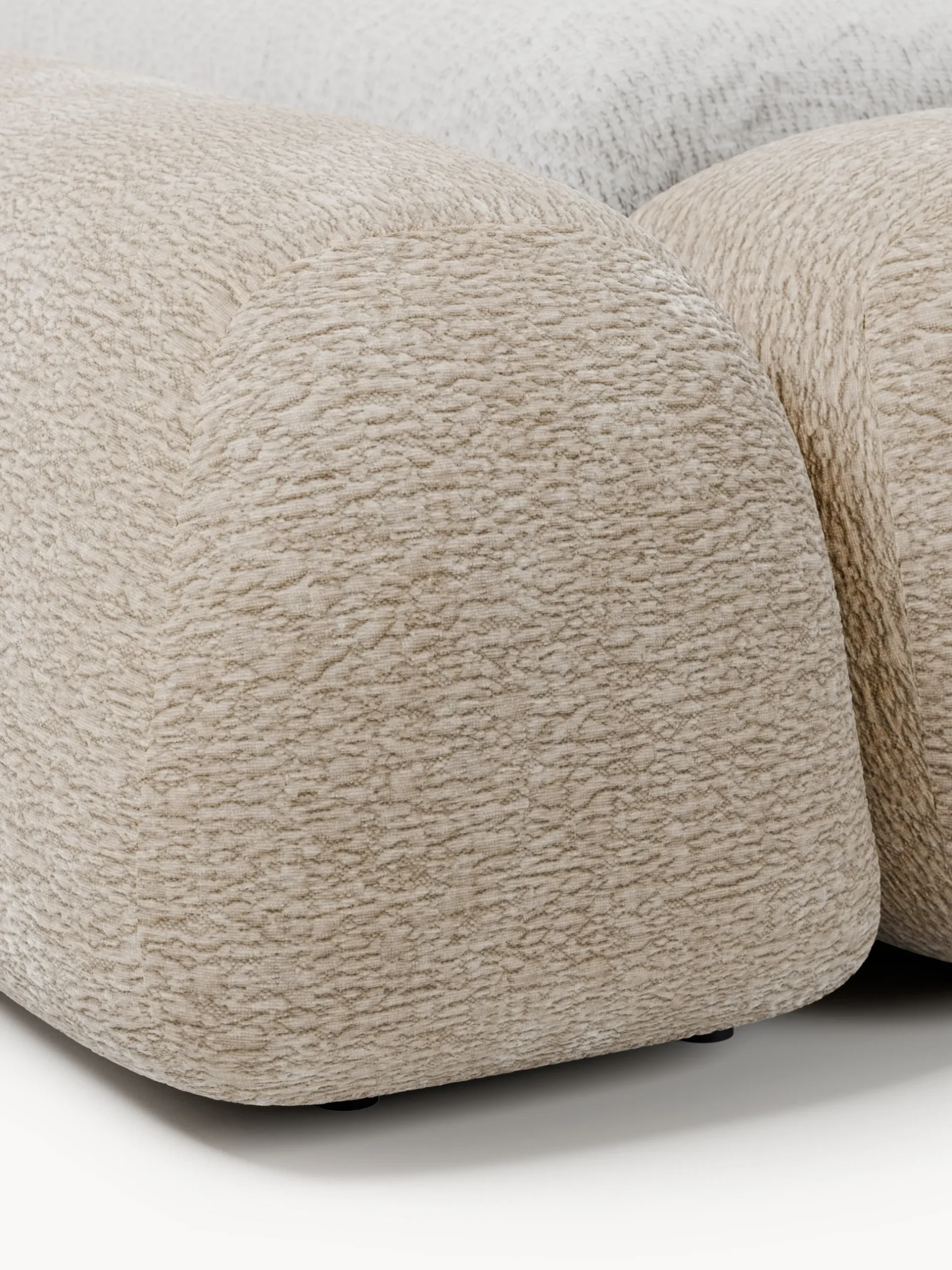 Letto imbottito con contenitore Wolke