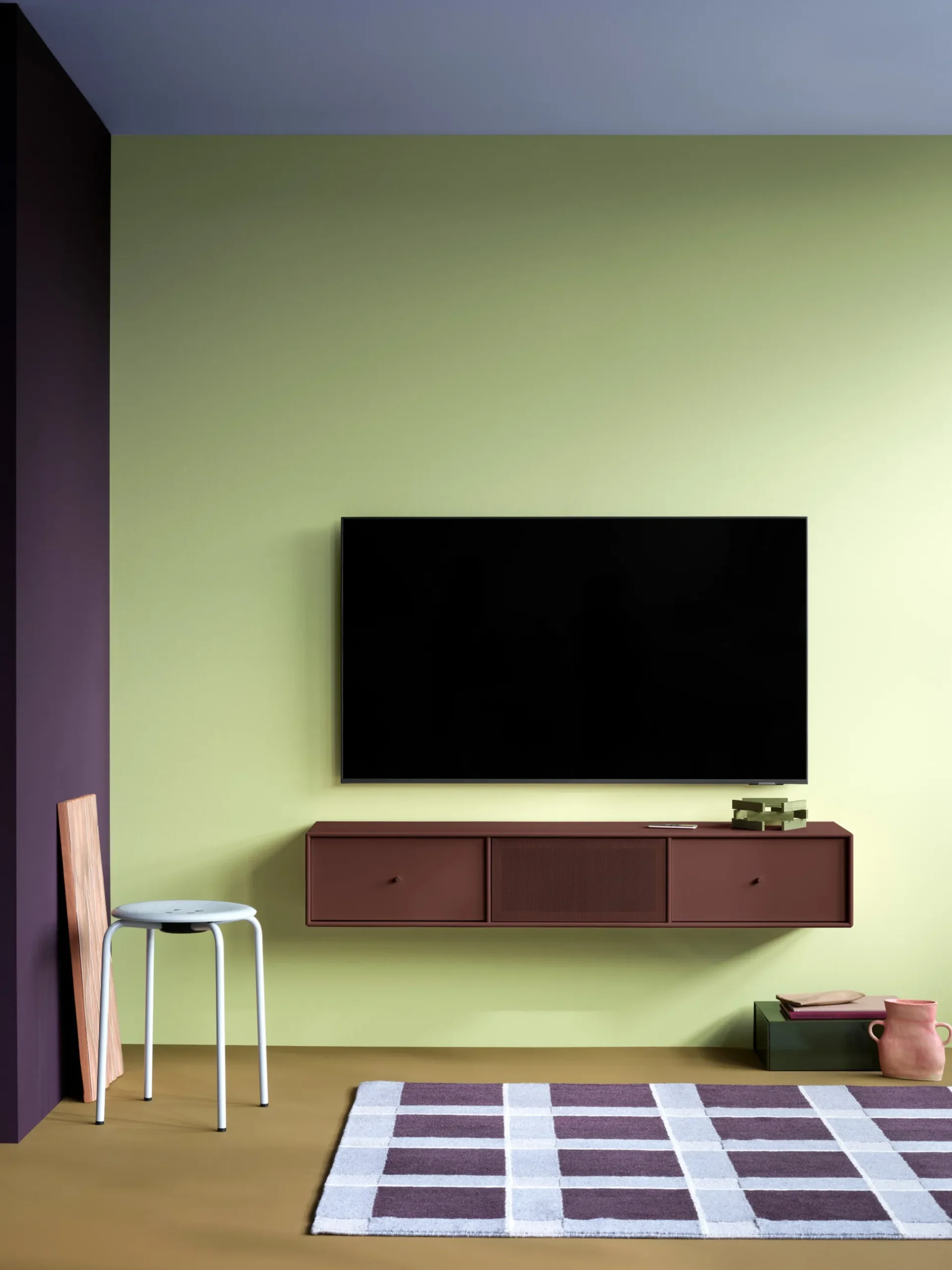 Mobile TV da parete fatto a mano Octave V