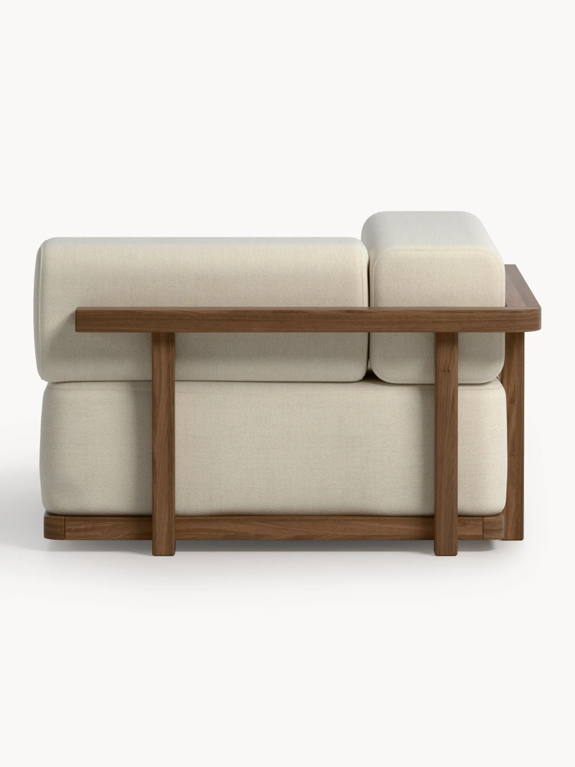 Modulo angolare da giardino in legno di acacia Matheus