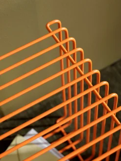 Modulo per sistema di scaffali Panton Wire Single, larg. 35 cm