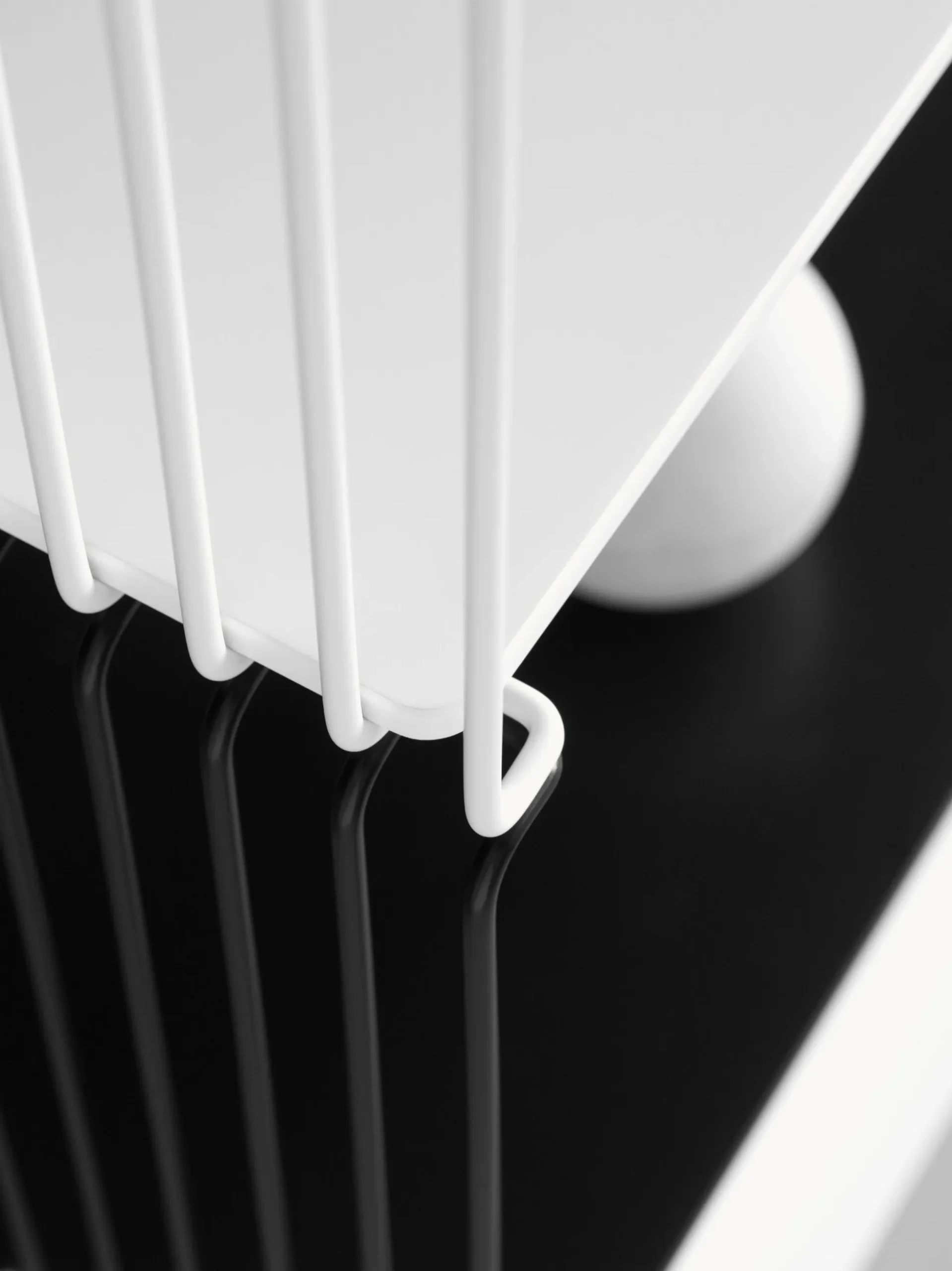 Modulo per sistema di scaffali Panton Wire Single, larg. 35 cm
