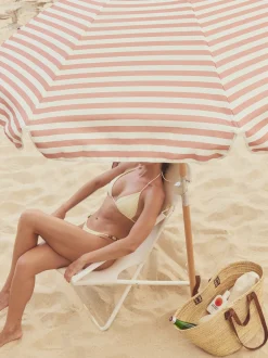 Ombrellone da spiaggia con borsa Luxe, Ø 155 cm