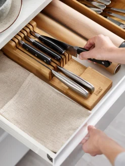 Organizer per coltelli in bambù DrawerStore