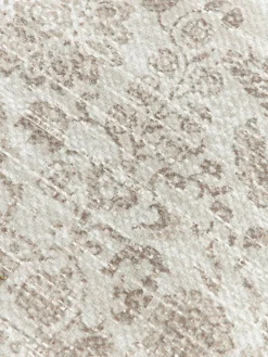 Passatoia da interno-esterno tessuta a mano con motivo vintage Tiara